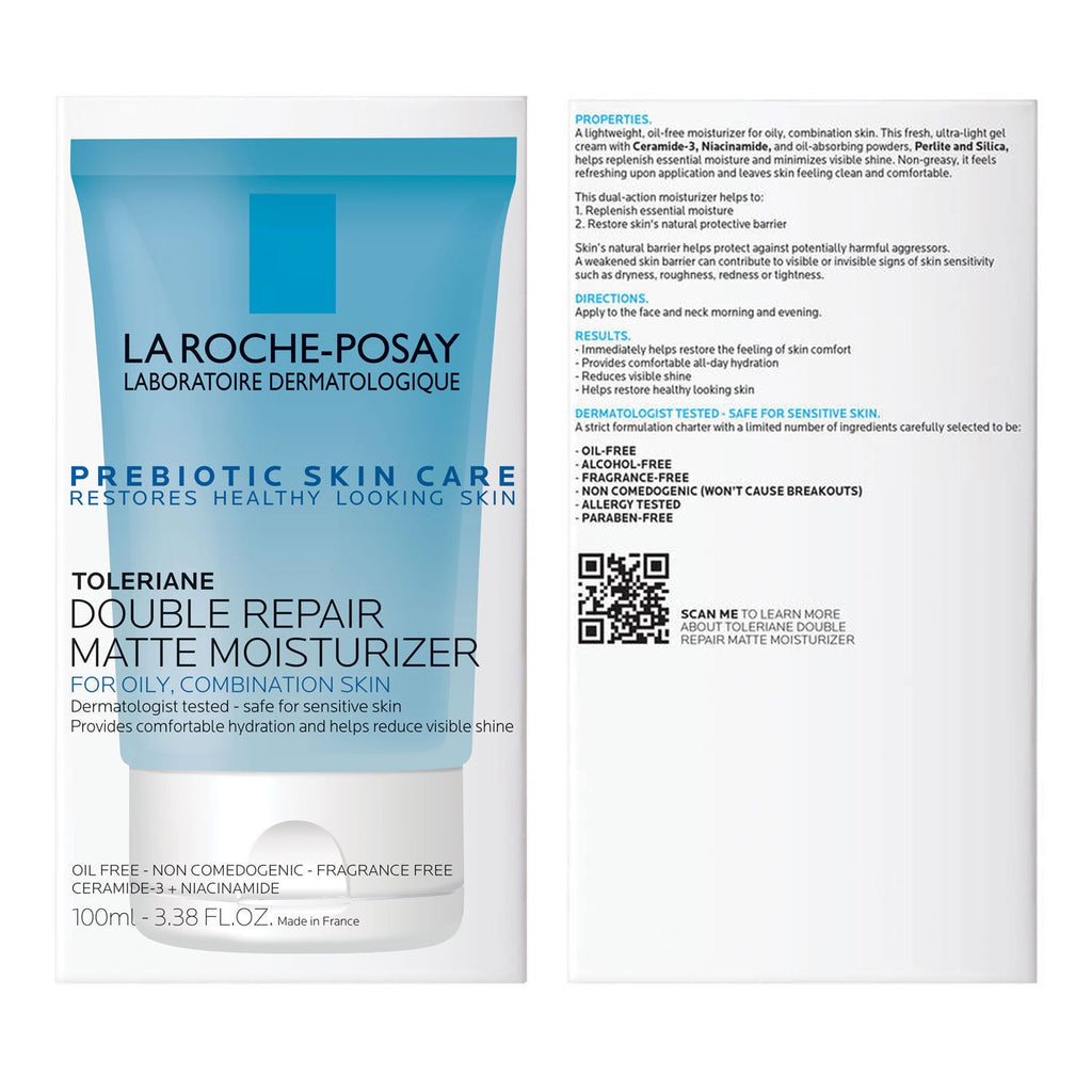 Toleriane Double Repair Matte Face Moisturizer for Oily Skin